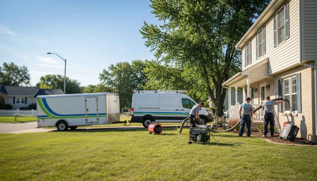 Flooded Basement Restoration And Cleanup With Repair in Endicott, NE near me